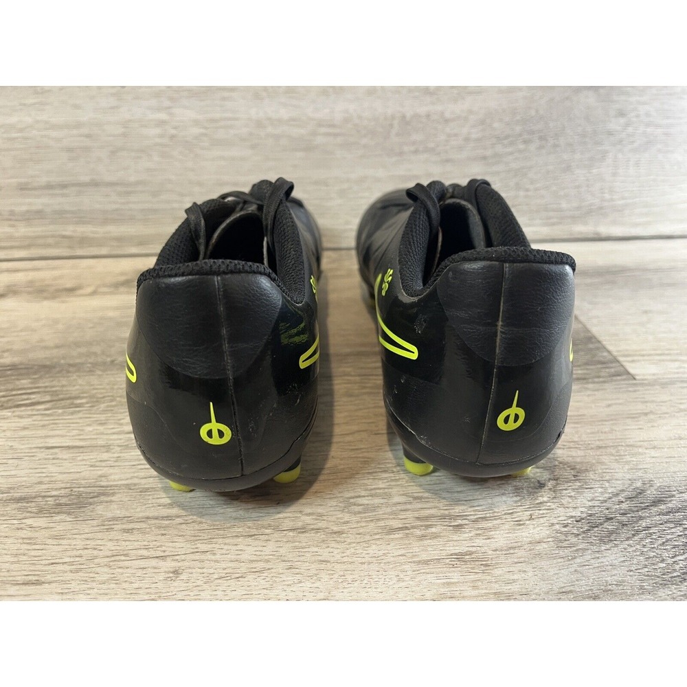 Nike Jr. Tiempo Legend 10 Club Soccer Cleats DV4352-001 Black Volt Size 4Y - Picture 4 of 8